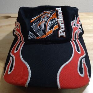 Vintage Speedgear Portland Racing Flames Strap Back Hat